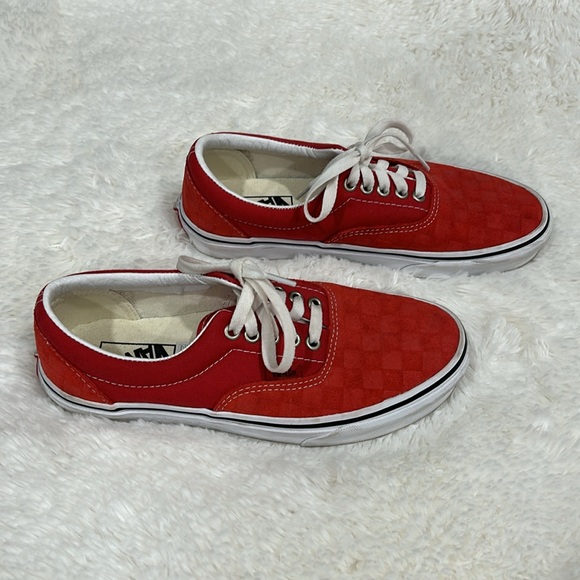 VANS RED AUTHENTIC SKATE SHOES - Picture 3 of 3
